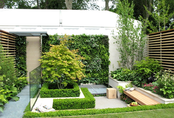 Ландшафтный дизайн - Сад Eco-Chic, победа в номинации Best Urban Garden.