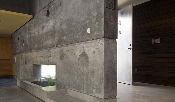 декор из бетона, отделка стен декоративным бетоном