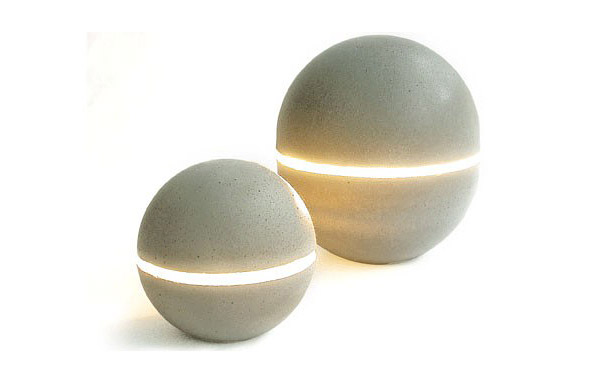 Лампа из бетона, дизайн - студия Xiral Segard
