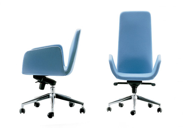 Офисные стулья Lord & Lady, Zanotta. Дизайнер Альфредо Хэберли (Alfredo Häberli)