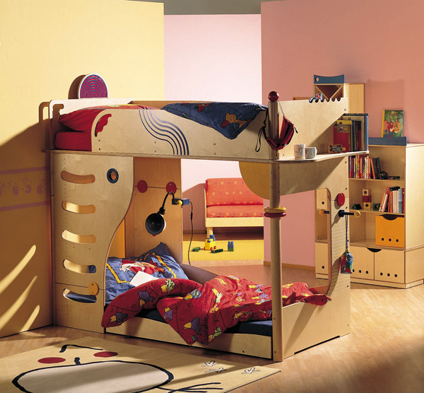 Дизайн детской комнаты. Кровать "Воспитываем скалолазов"